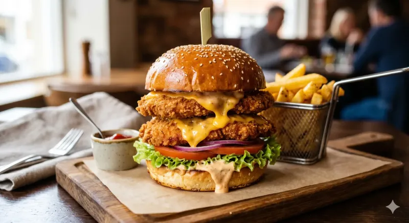 Chicken Burger Double