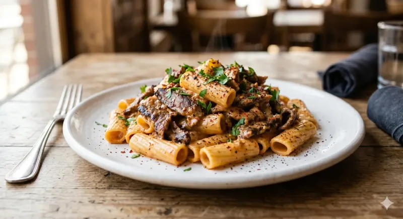 Rigatoni mit Dönerfleisch