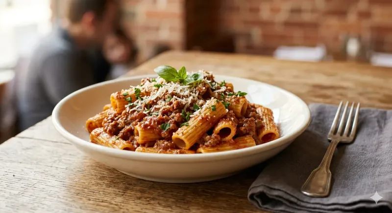 Rigatoni Bolognese