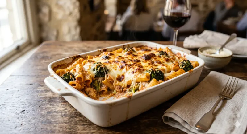 Rigatoni Brokkoli alla Forno