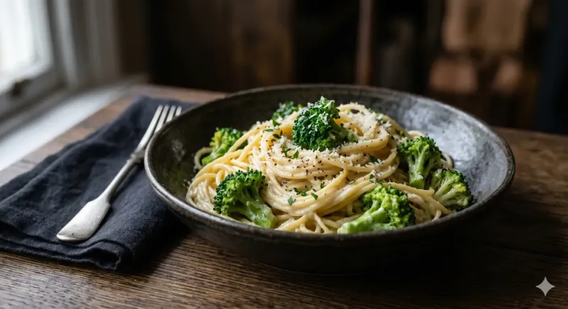 Spaghetti Brokkoli