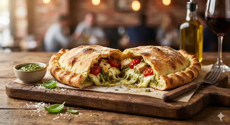 Calzone Pesto Chicken
