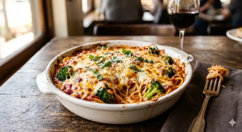 Spaghetti Brokkoli alla Forno