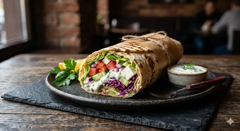 Dürüm mit Weichkäse