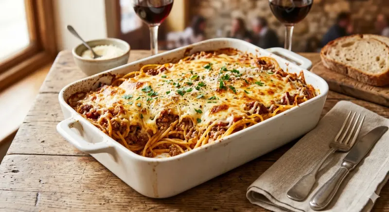Spaghetti Bolognese alla Forno