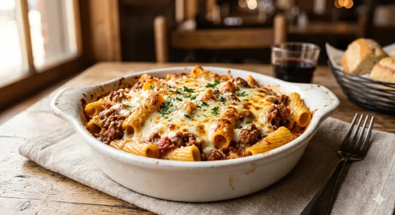 Rigatoni Bolognese alla Forno