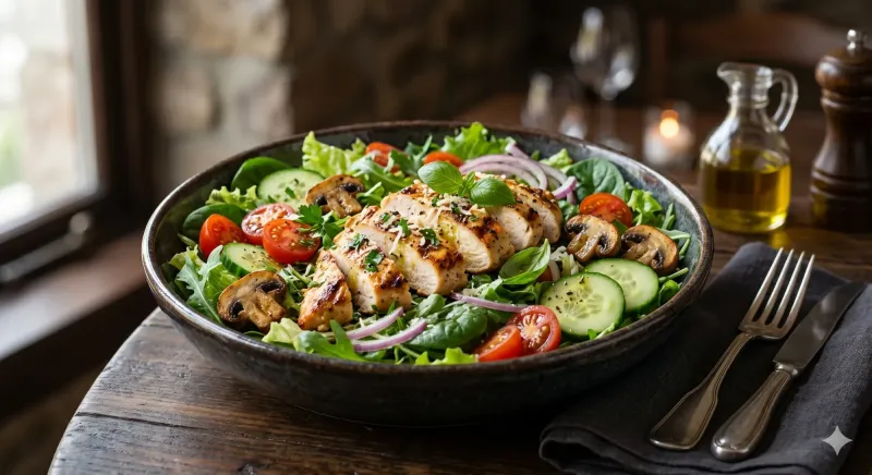 Insalata Pollo Funghi