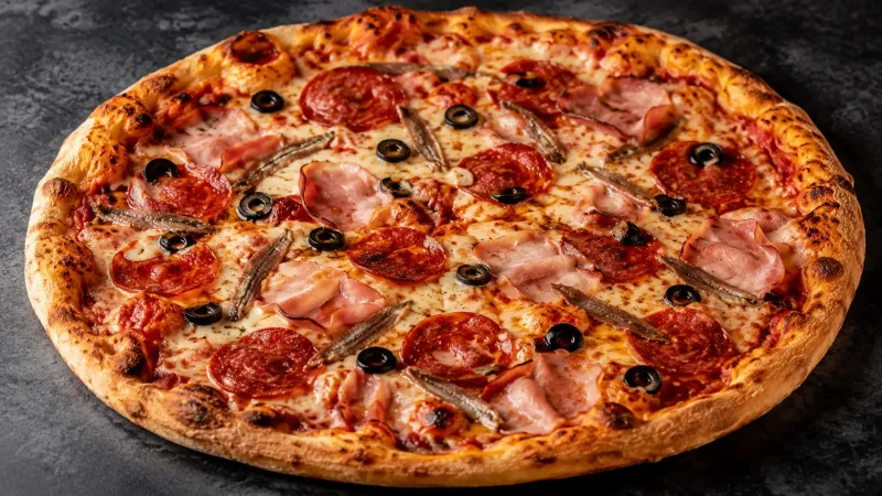 Pizza Rustica scharf