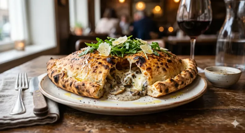 Calzone Truffle Mushrooms