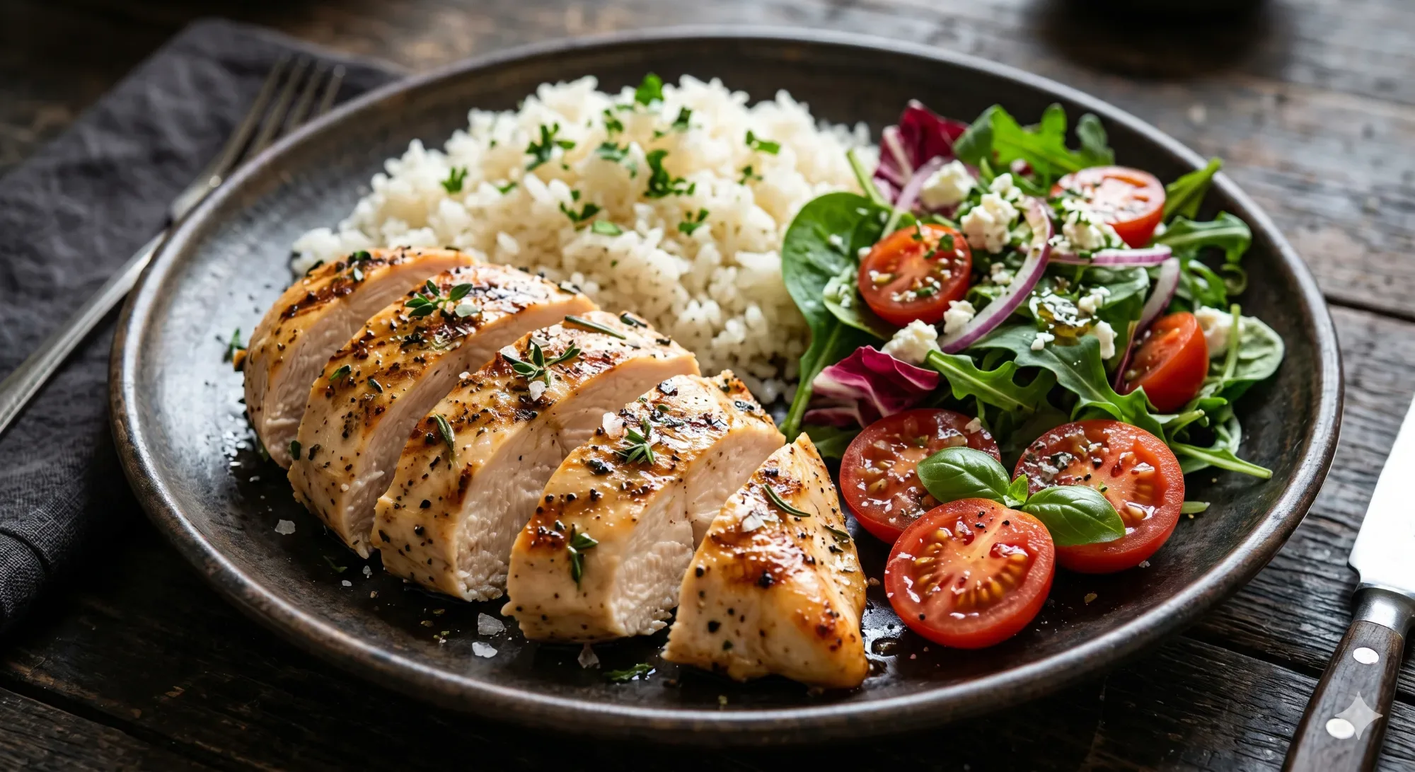 Gegrilltes Hähnchen