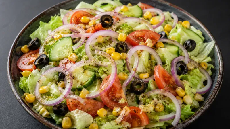 Zwiebel Salat