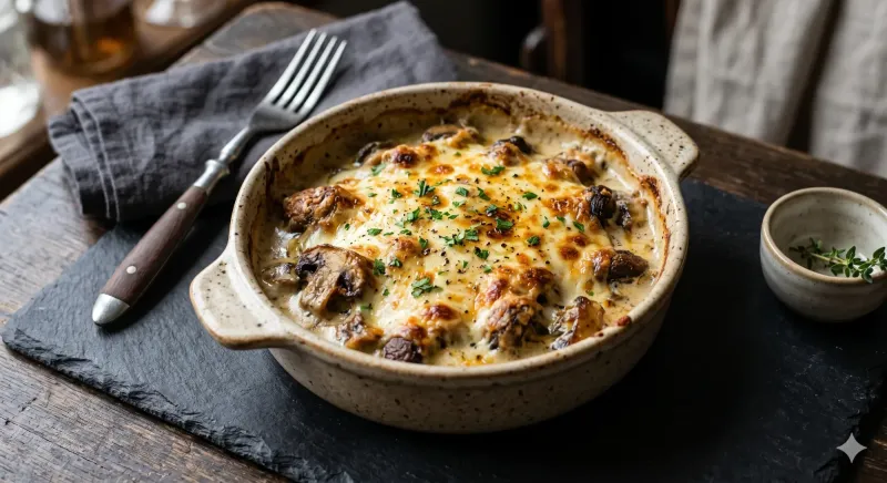 Funghi überbacken