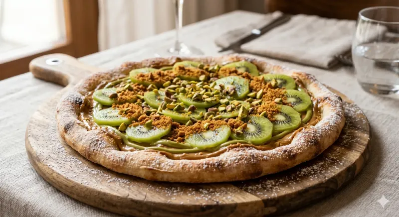 Pizza Lotus Pistacchio Kiwi