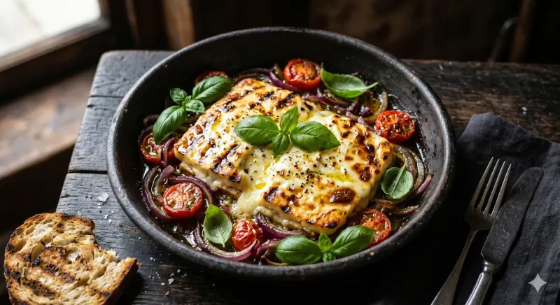 Gegrillter Hirtenkäse
