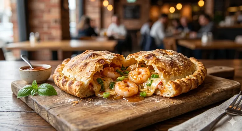 Calzone Sweet Chili Shrimp