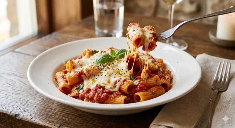 Rigatoni Mozarella