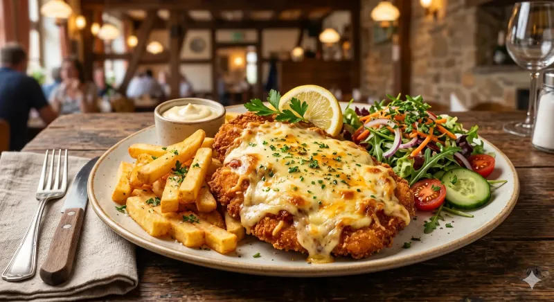 Schnitzel Four Cheese