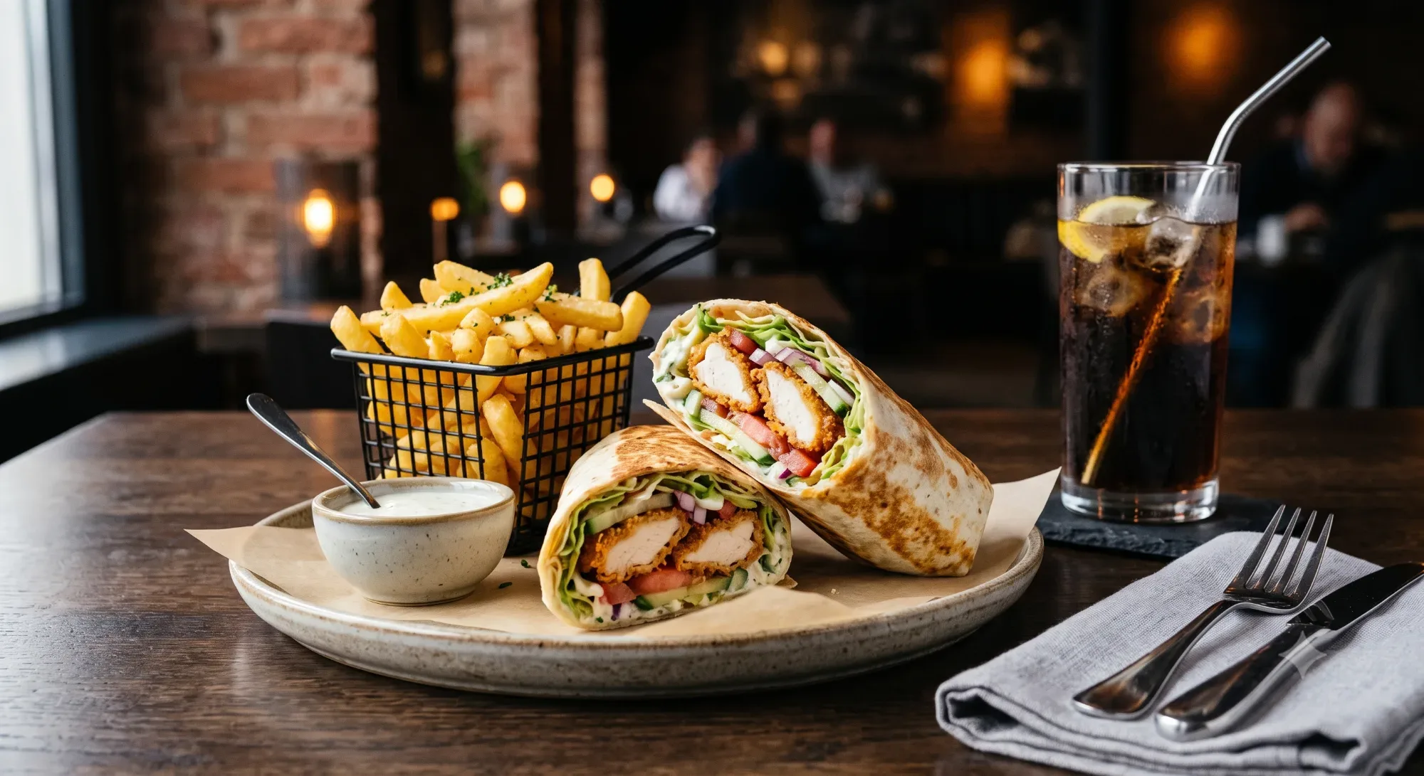 Crunchy Wrap Menü