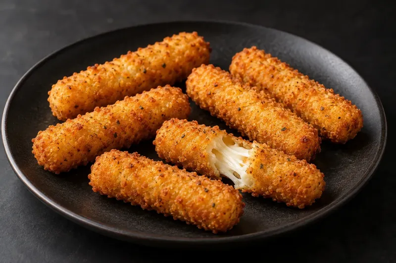 Mozzarella Sticks sechs Stück