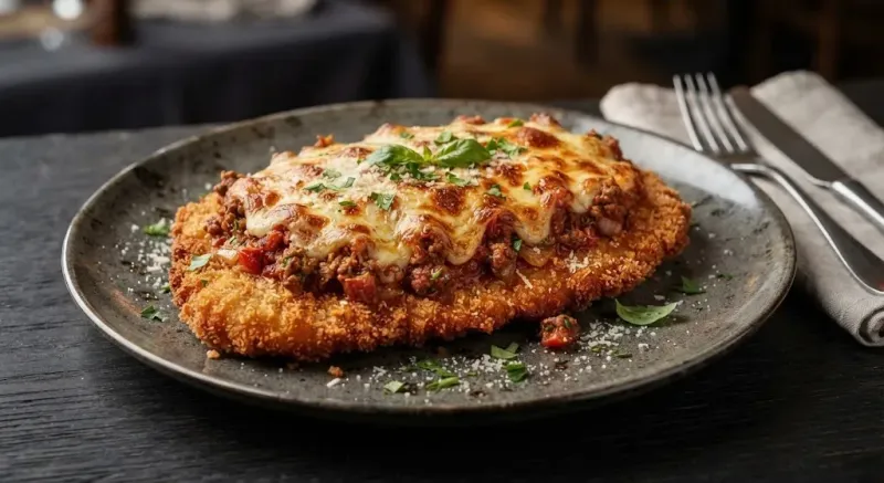 Schnitzel Bolognese