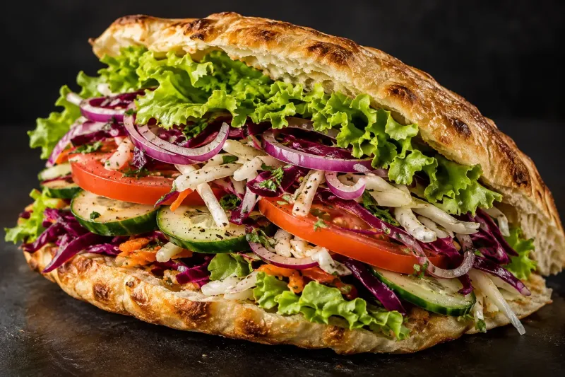 Vegetarischer Döner