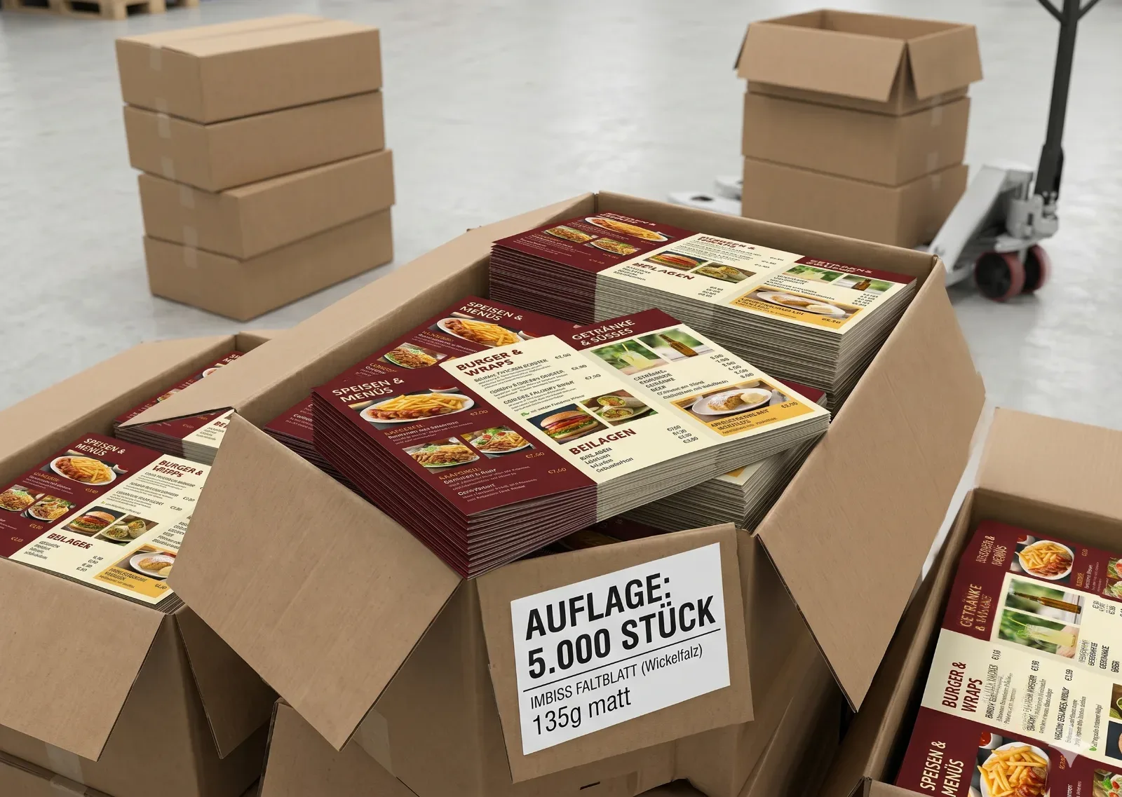 Flyer Pro – 5.000 Faltblätter mit Online-Bestellsystem